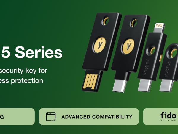 The world’s leading security key for versatile, passwordless protection.