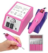 FATUXZ Electric Nail Drill Machine 20000 RPM, Acrylic Nail Tools for Thick Nails File Kit, Gel Na...