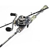 Sougayilang BD Fishing Rod and Reel Combos, Spinning & Casting Fishing Combo,30Ton+24Ton Graphite...