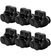 RVBOATPAT 2 Port Dual Entry Insulated Multi Tap Connector 2/0-6 AWG Aluminum Wire Connector Splic...