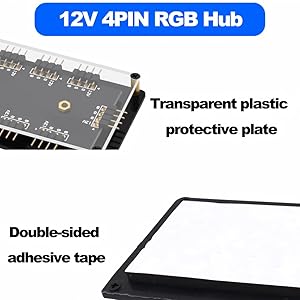 Double sided adhesive and transparent plastic protective plate