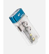 RovyVon E7 EDC Flat Flashlight 4000K High CRI Hybrid Power System Design | 500 Lumens Compact Poc...
