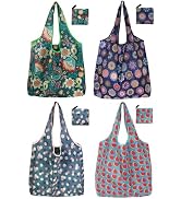 Noilk Reusable Grocery Bags, Versatile Tote Bag for Women Gift, Bulk Stylish Foldable Shopping To...
