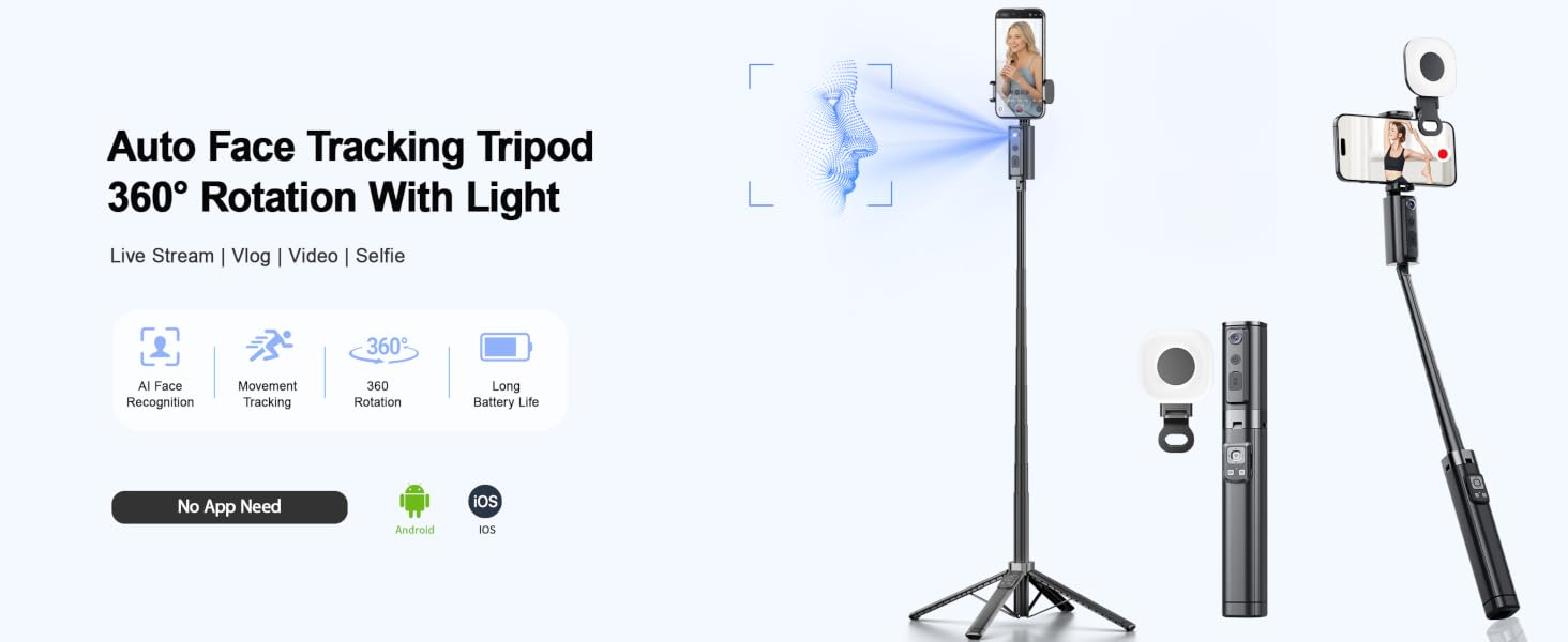 face tracking tripod for iphone