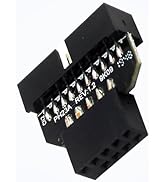 IYUANEPRO USB 2.0 9Pin to USB 3.0 19Pin Motherboard Header Adapter, 19 Pin USB 3.0 Male to 9 Pin ...