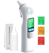 Femometer Family Ear Thermometer, Highly Accurate Ear Thermometer for Kids, Adults and Babies, 30...
