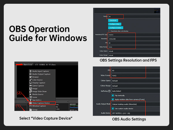OBS Operation Guide for Windows
