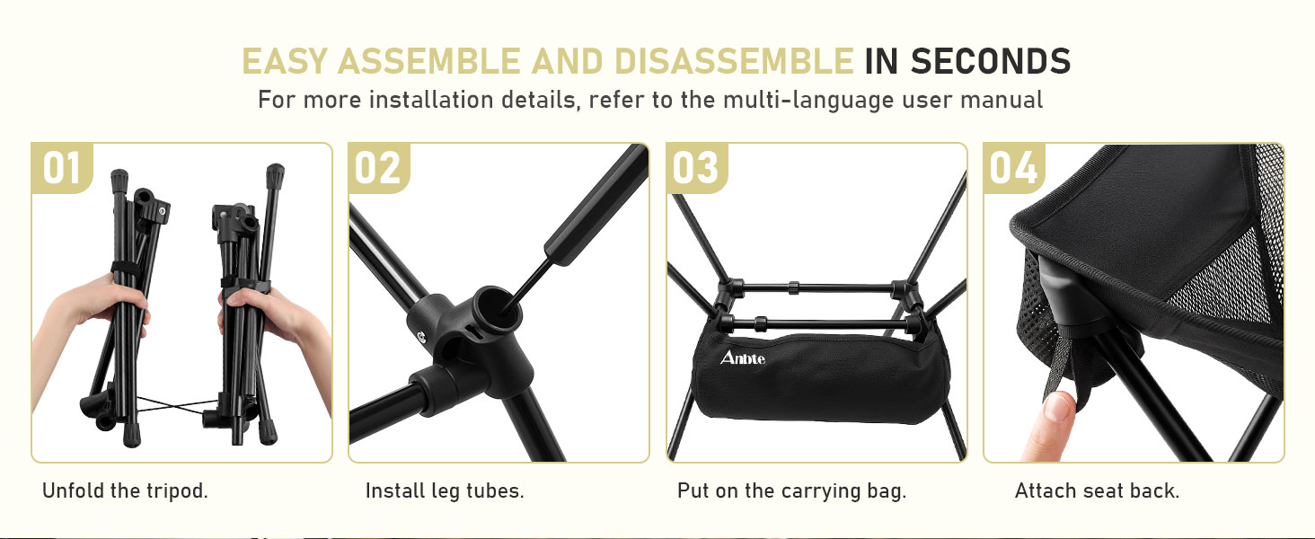 lightweight camping chair