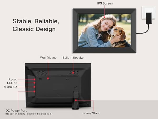 frameo digital frame wifi picture photo video share moment from phone