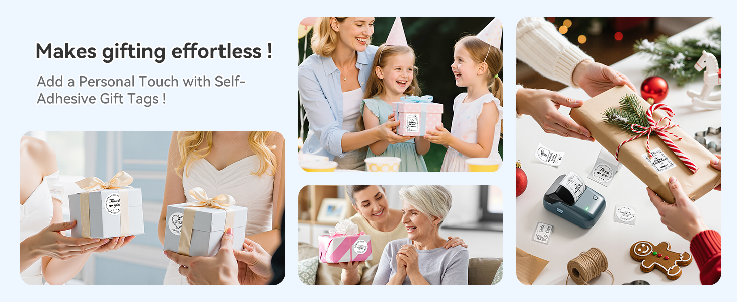 Add a Personal Touch with Self-Adhesive Gift Tags!