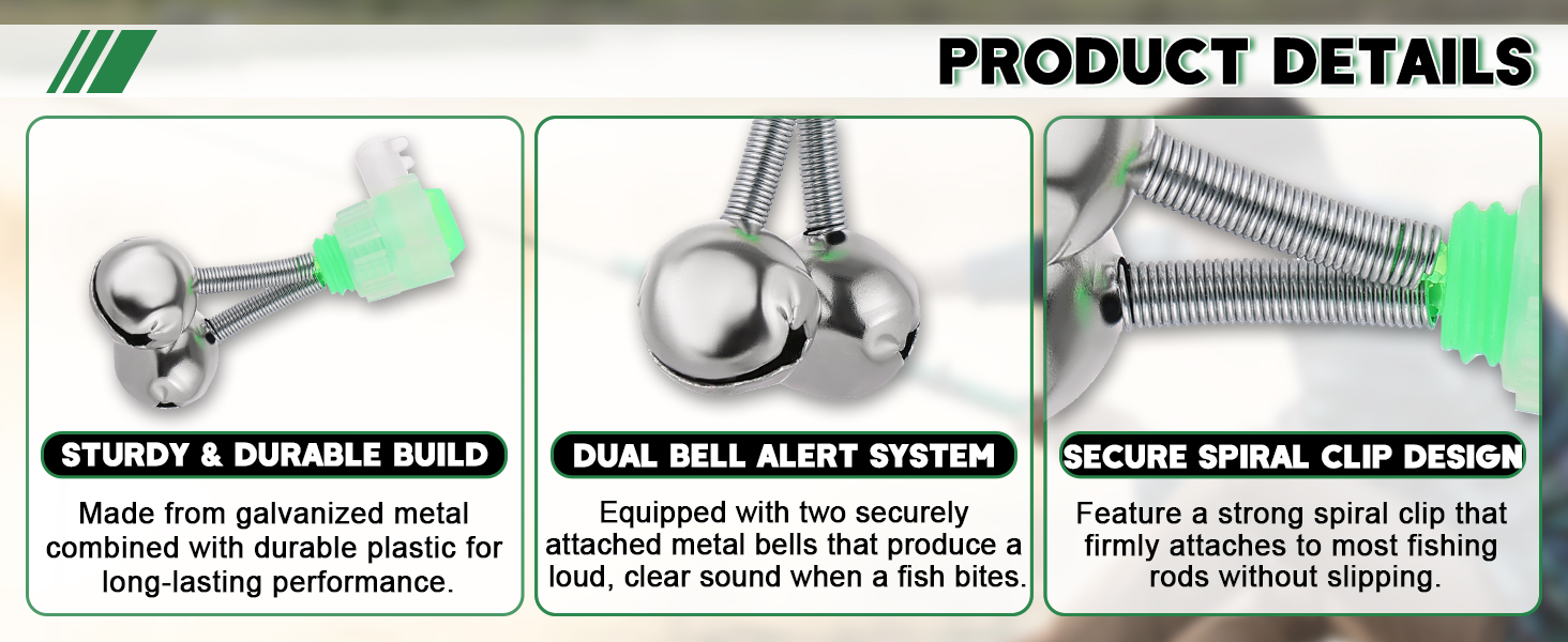 Double Bell Bite Alarms for Rods
