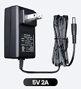 UL Listed 5V 2A 2000mA 6FT Power Supply Adapter, 10W 0.5A 0.8A 1A 1.5A AC/DC Switching Adapter fo...