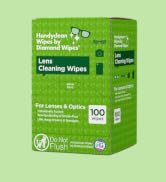 HandyClean Pre-Moistened Lens Cleaning Wipes, Eyeglass Wipes, Screen Wipes, 100 ct of 6 x 5 inche...