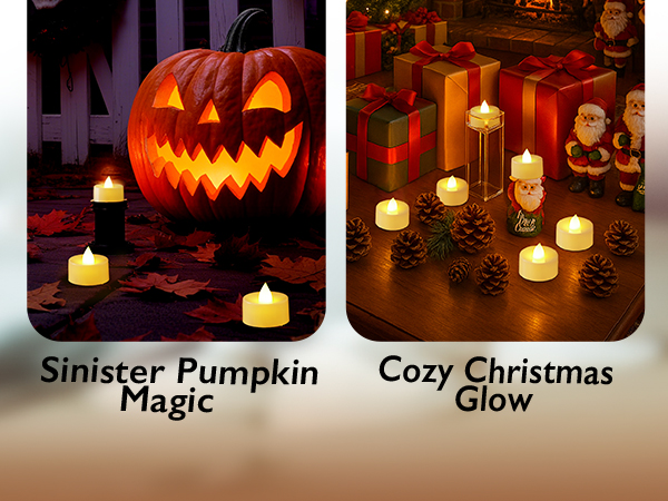 timer tea lights candles battery operated
