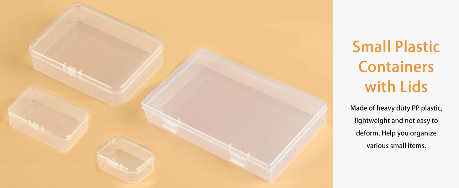Small Plastic Storage Containers with Lids