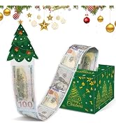 WenmthG Christmas Money Box for Cash Gift Pull - Christmas Surprise Money Gift Box for Boys Girls...
