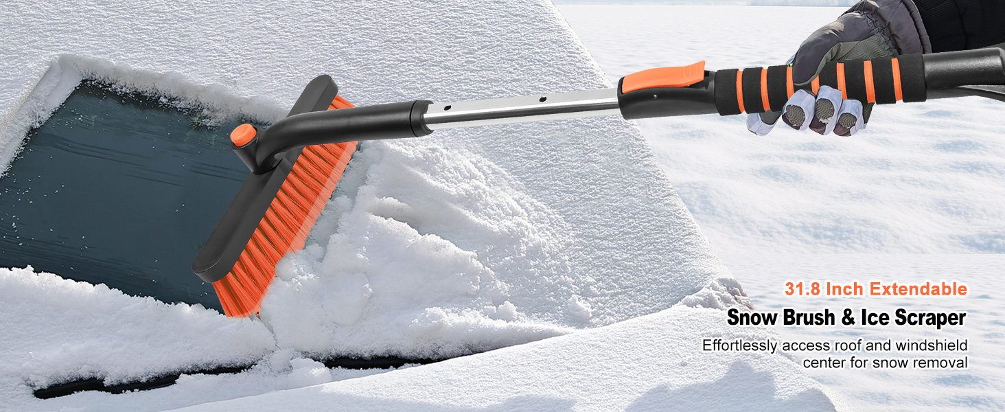 snow brush ice scraper