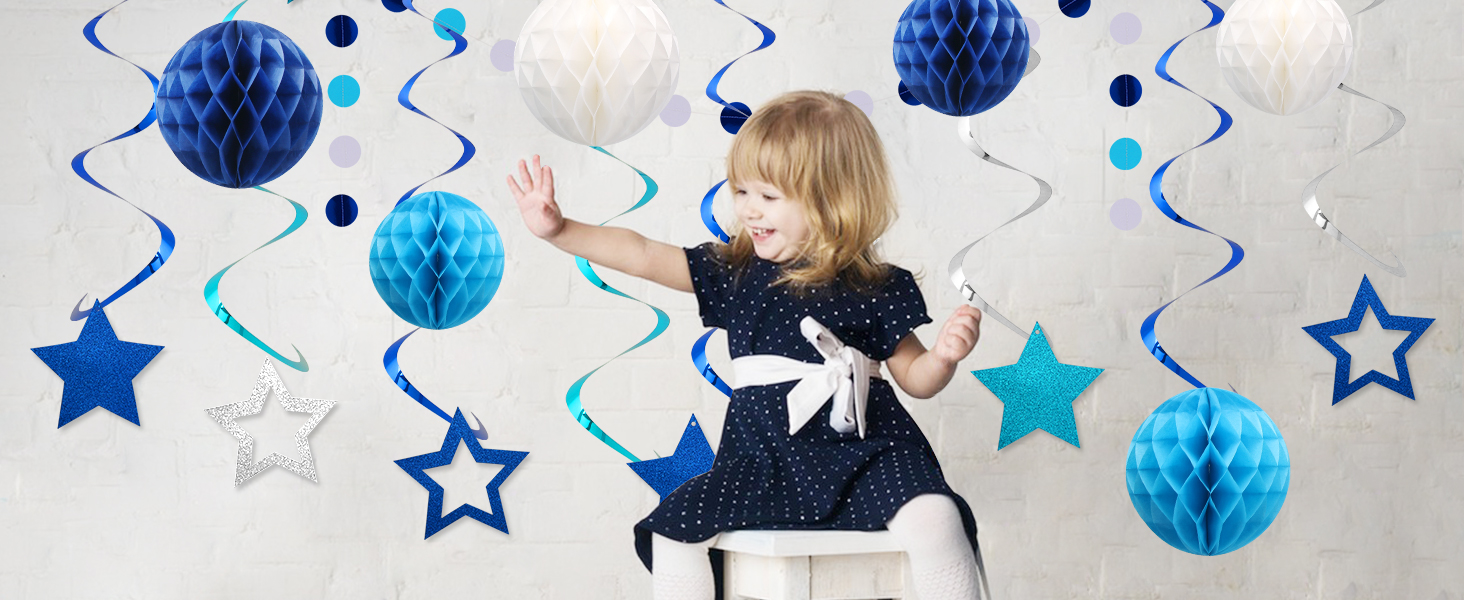 Blue Birthday Decorations