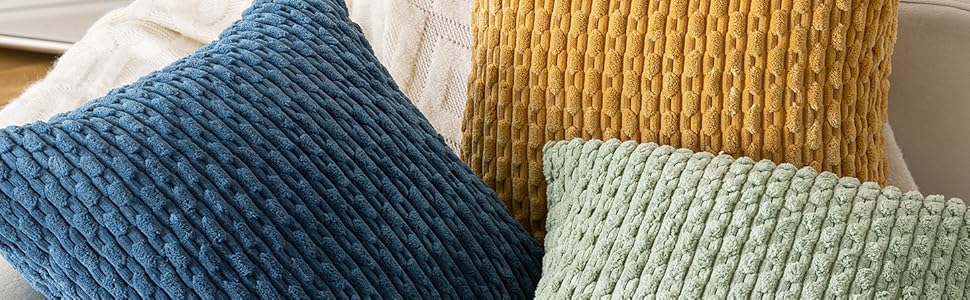 corduroy pillow covers 18x18