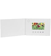 Video Greeting Card, Electronic Greeting Card with LCD Screen, 128M Memory Video Brochure for Fat...
