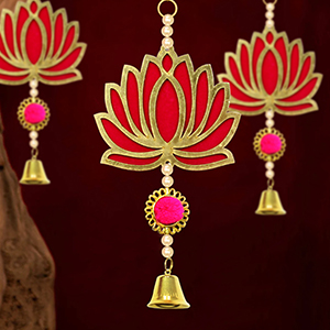 the lotus flower gold earrings