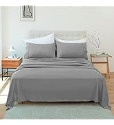 Silky Soft Queen Sheet Set - Breathable Microfiber Bed Sheets for Queen Size Bed, 16" Extra Deep ...