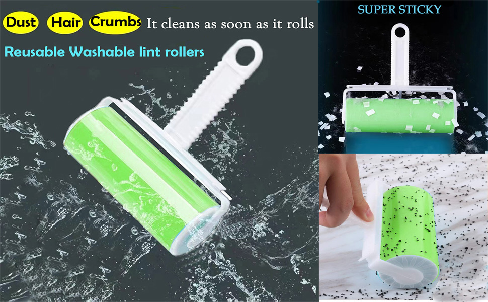 washable reusable lint roller