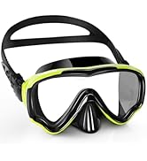 VegoVia Adult Swim Goggles with Nose Cover, 180° Clear Wide View No Leak Diving Mask Pool Goggles...