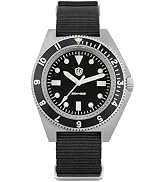 watchdives WD1972 Military Diver Watches VH31 Sweep Second Quartz Watch Sapphire Crystal Luxury W...