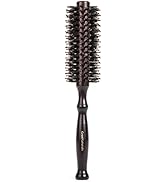 Boar Bristle Round Styling Hair Brush - 1.75 Inch Diameter - Blow Dryer & Curling Roll Hairbrush ...