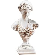 8.6 Inch Greek Statue of Venus Goddess, Classic Roman Greek Mythology Head Bust Statue Resin Scul...