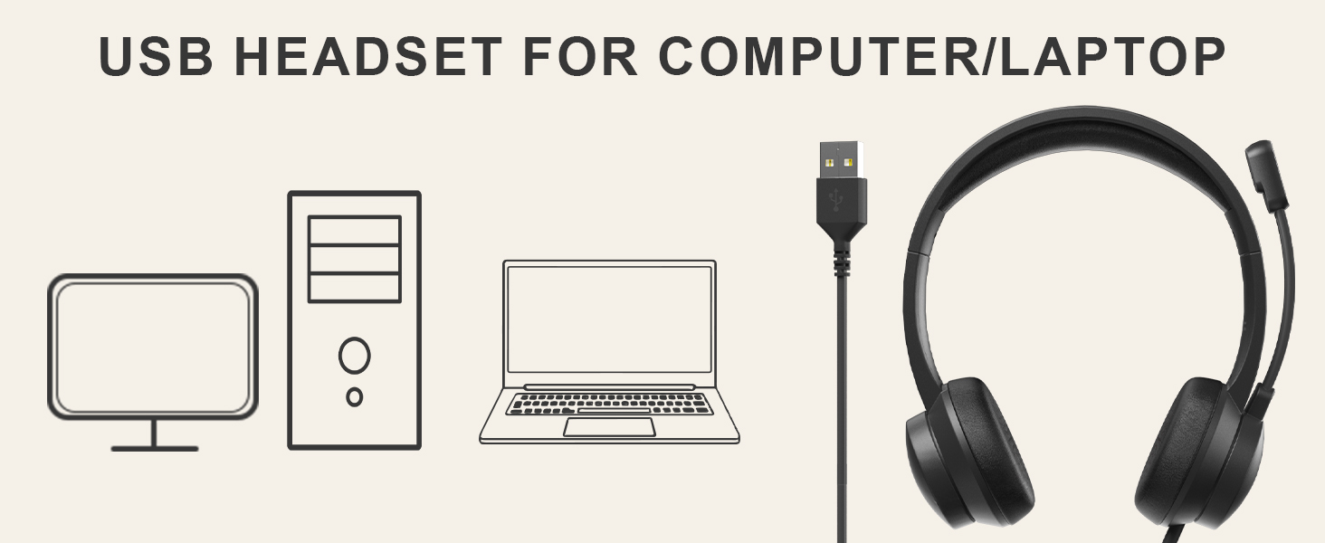 computer headphones with microphone