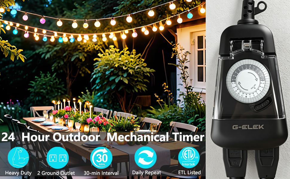 OUTDOOR MECHANICAL TIMER