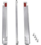 Bestong 27 Inch Laundry Stacking Kit Chrome Compatible with LG 27-in washers and dryers Replaceme...