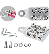 Young Dance Post Battery Terminals 8 AWG up to 4/0 AWG Gauge, 12-Way Connectors for Lithium or AG...