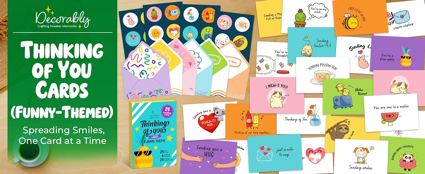 funny thinking of you cards