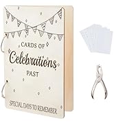 SUPERDANT Celebrations Past Greeting Card Organizer Wedding Gift Card Holder Cards Keeper Storage...