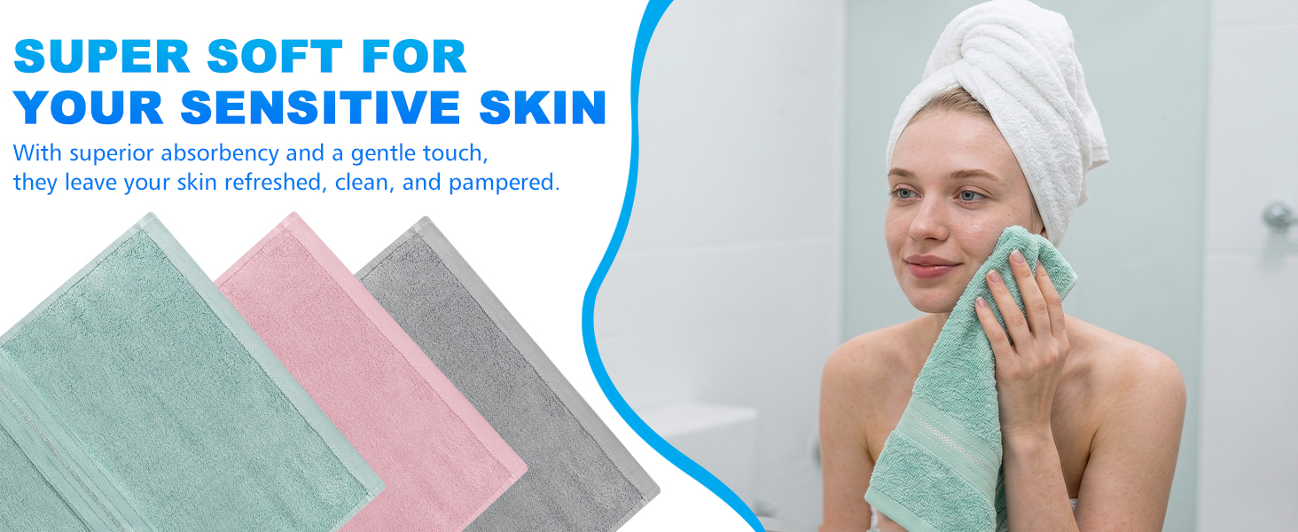 100% Cotton Wash Cloths