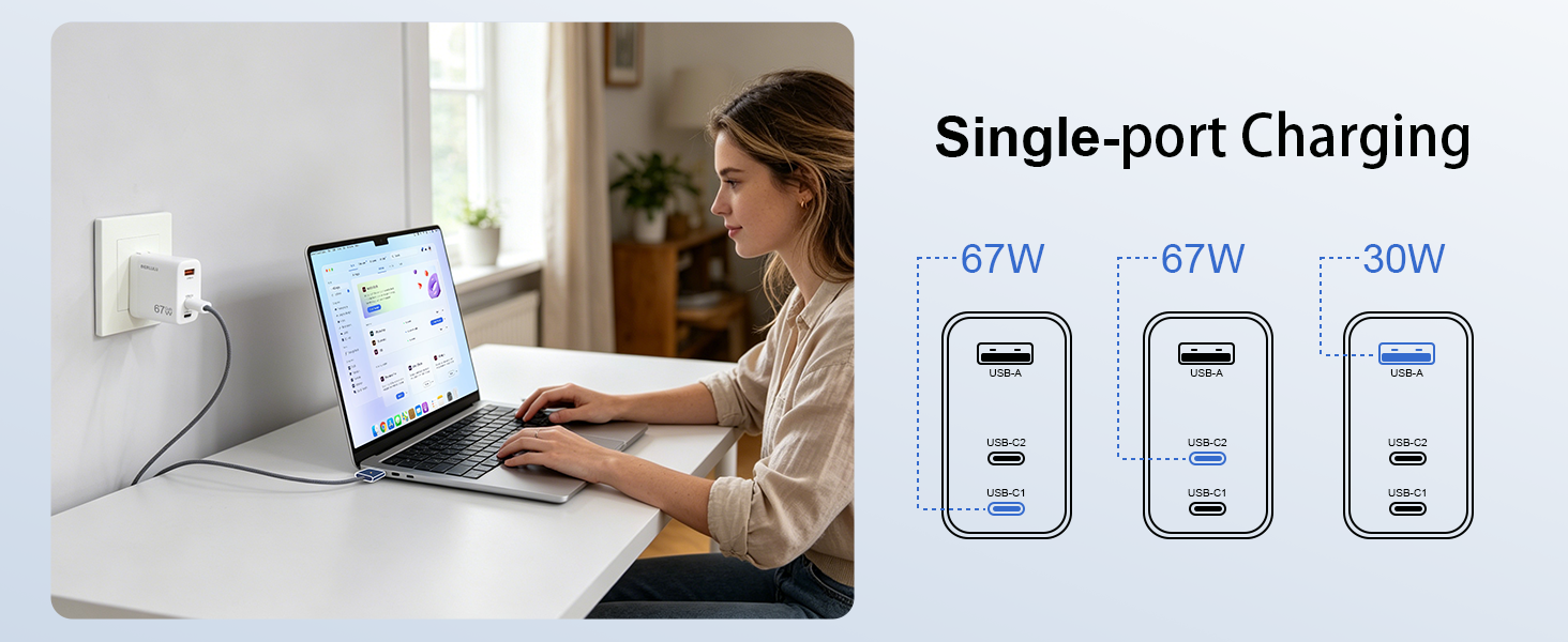 Single-port Charging