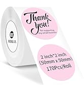 Rongta Label Tape for R22, Standard Laminated Thermal Label Tape Replacement, Waterproof, Oil-Pro...