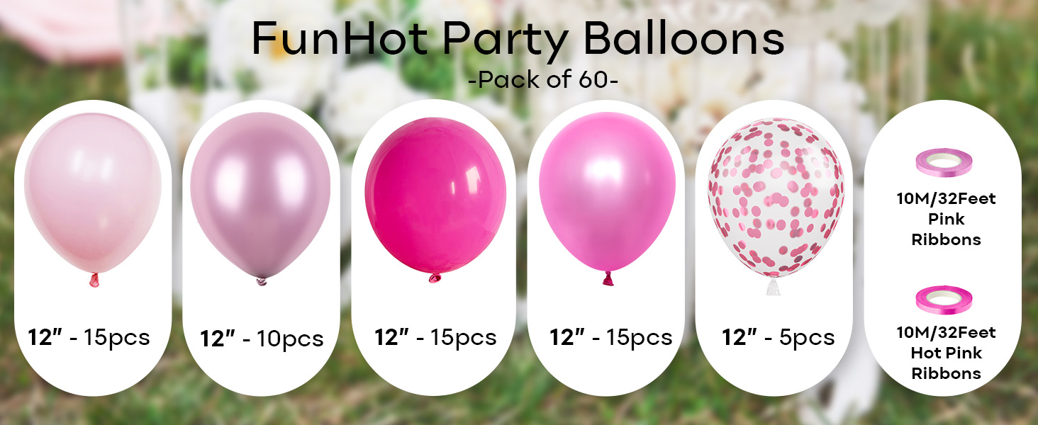pink balloons