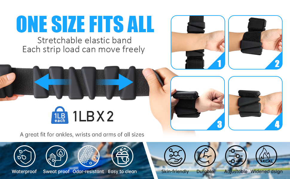 ankle weights fits all sizes