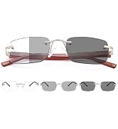 YIMI Photochromic Bifocal Reading Glasses Blue Light Blocking Spring Hinge Sun Readers Transition...