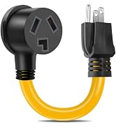 Dryer Adapter Cord,NEMA 5-15P Male to 10-30R Female Power Cable Cord Convertor Heavy Duty STW 10A...
