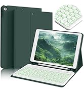 BQDIYOO Keyboard Case for iPad 9th/8th/7th Generation(2021/2020/2019) Detachable Wireless Bluetoo...