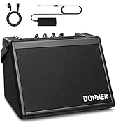 Donner Mini Electric Drum Amp 20W, Wireless Electronic Drum Amplifier Keyboard Speaker DDA-20 Pro...