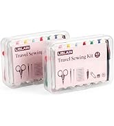 LIBLAIN Mini Sewing Kit, Small Travel Sewing Kit with Big Eye Steel Needles for Adults and Beginn...