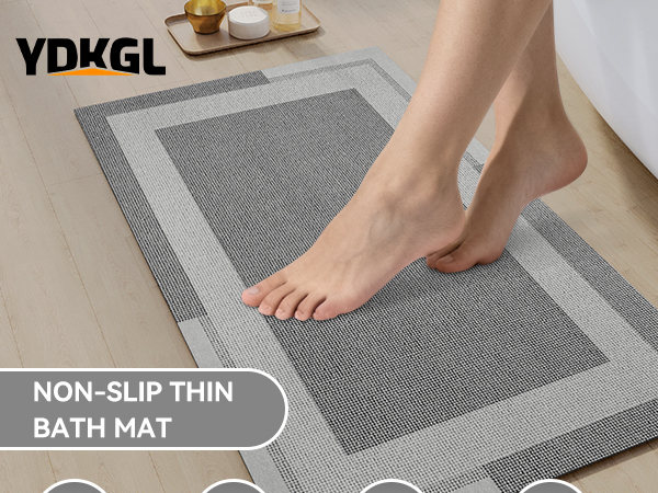 bath mats bath rugs for bathroom non slip ultra thin bathroom mat quick dry absorbent bath mat