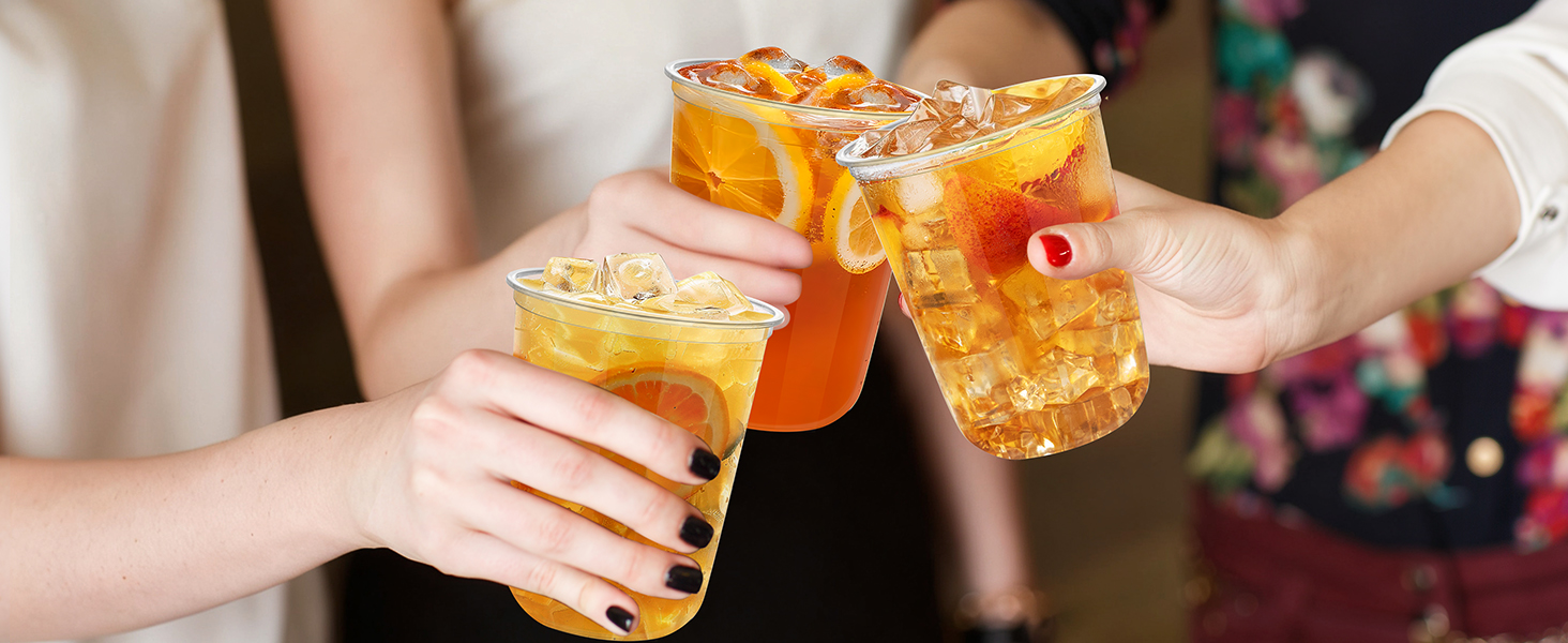 Clear Plastic Cups Disposable Wine Cups