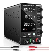NICE-POWER DC Power Supply Variable 30V 10A, Adjustable Switching Regulated DC Bench Power Supply...